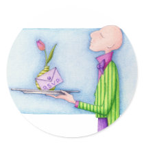 Butler Invitation Sticker by floatinglemons Butler Invitation Sticker