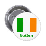 Butler Irish Flag Pinback Button