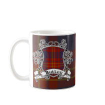 Butler Tartan Shield Mugs
