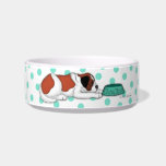 "Butler" the Patient St. Bernard, Doggy Dish pet bowls