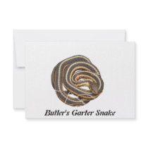 Butler's Garter Snake Personalized Invitations