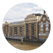 Butlers Wharf On The River Thames In London stickers by lifesphere Butlers Wharf On The River Thames In London stickers