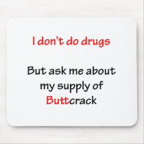 Butt-crack mousepads