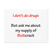 Butt-crack postcards