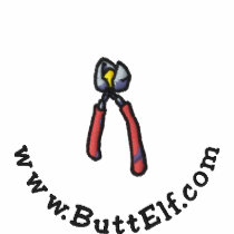 Butt Elf Polo embroidered shirts by cmfrew Butt Elf Polo embroidered shirts