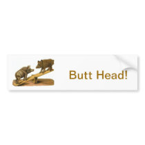 Butt Head Pigs Bumper Stickers