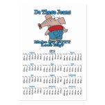 butt look big elephant in jeans cartoon business card