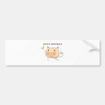 Butt Monkey Bumper Sticker