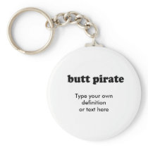 BUTT PIRATE KEY CHAIN