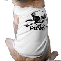 BUTT PIRATE T-SHIRT pet clothing by gay_pride BUTT PIRATE T-SHIRT pet clothing