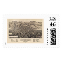 Butte City, MT Panoramic Map - 1884 postage