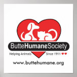 Butte Humane Society Poster posters