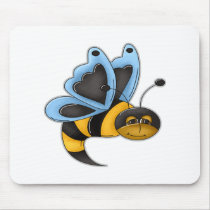 Butter Bee Boy mousepads
