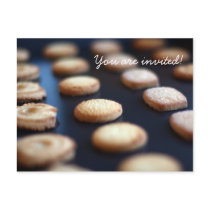Butter Cookies Collection Invitation postcards