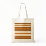 Butter Mint Stripe budget tote bag