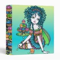 cup, cake, party, sucker, lolly, pop, fairy, binder, notebook, candy, rainbow, faerie, faery, fae, fairies, pixie, cute, buttercup, fantasy, art, myka, jelina, characters, Ringbind med brugerdefineret grafisk design