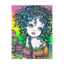 "Buttercup" Cup Cake Fairy Art Postcard postcards