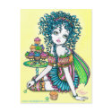 Buttercup Fairy Cup Cake Art Postcard by mykajelina Buttercup Fairy Cup Cake Art Postcard