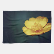 Buttercup flower floral kitchen tea towel kitchen towels