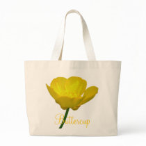 Buttercup Flower Tote Bag Wildlfower Beach Bags