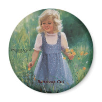 Buttercup Girl magnets