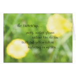 Buttercup Greetings Card