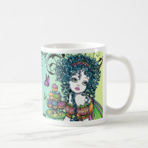fairy, faerie, fae, gothic, fantasy, myka, jelina, rainbow, crystal, art, Mug with custom graphic design