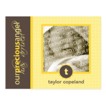 Buttercup Precious Angel Flat Birth Announcement Postcards