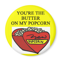 buttered popcorn lover magnets by jimbuf buttered popcorn lover magnets