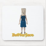 Butterface But Her Face Mouse Mat