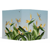 Butterfairies & Bird-of-Paradise Vinyl Binder
