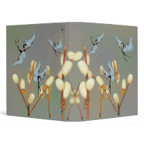 "Butterfairies & Pussy Willow"  1" Binder