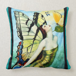 Butterflies 2 throw pillows