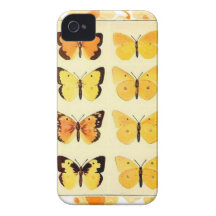 Butterflies and Blossoms iPhone 4 Case-Mate Case