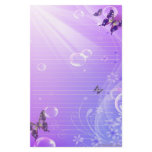 Butterflies and Bubbles Stationary stationery