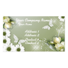 Butterflies and Daisies Business Card
