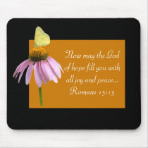 Butterflies and Daisies mousepads