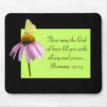 Butterflies and Daisies mousepads