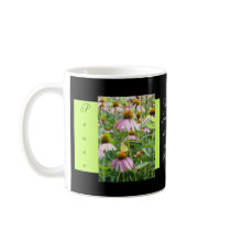 Butterflies and Daisies mugs by MAPASUE Butterflies and Daisies mugs