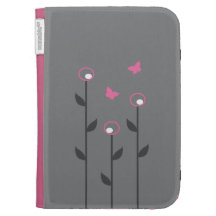 Butterflies and Flowers Kindle ebook reader cover Kindle Folio Cases