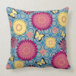 Butterflies and Flowers Pillow pillows