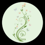 Butterflies and Green Vine