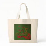 Butterflies and Snakes - Primitive Style Art Tote bags