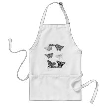 Butterflies Apron by cricketdiane