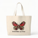 Butterflies are Free Beach Bag by renee869hello Butterflies are Free Beach Bag