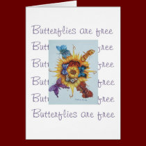 Butterflies are free cards