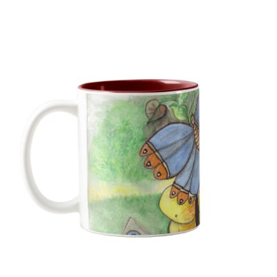 Butterflies At Dawn Mug by dreamingagain