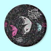 Butterflies At Night magnets