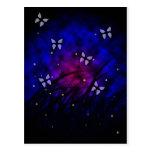 Butterflies at Night Post Card