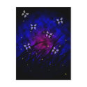 Butterflies at night postcards by ValeriesGallery Butterflies at night postcards